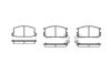 KAWE 0180 02 Brake Pad Set, disc brake